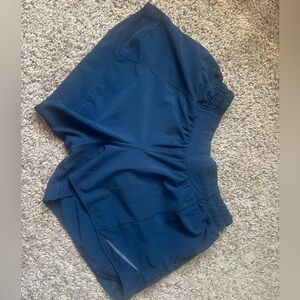 Navy Lululemon Hotty Hot shorts